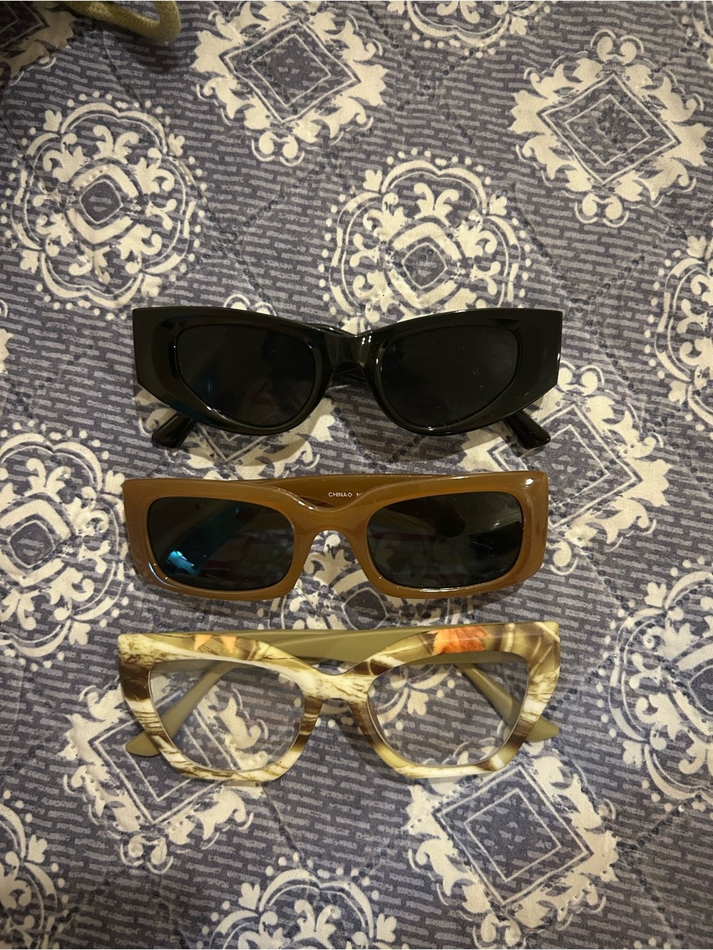No Boundaries Kids Sunglasses Set - Black, Brown, Floral Tortoise